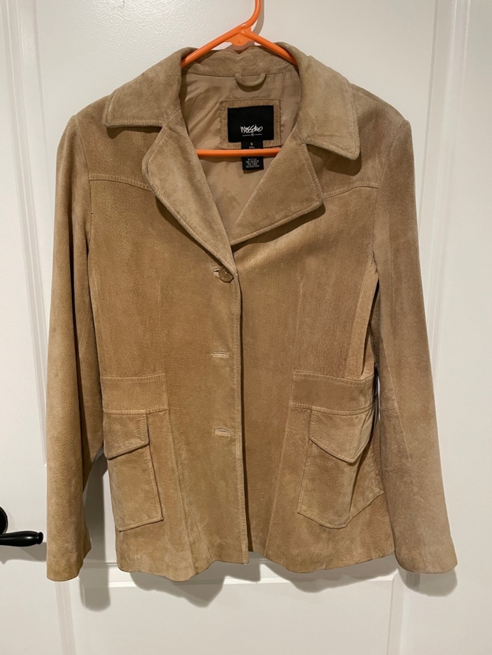 Women's Tan Button-Front Jacket